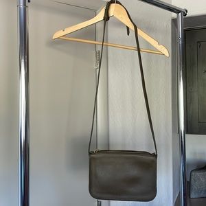 Madewell green crossbody purse